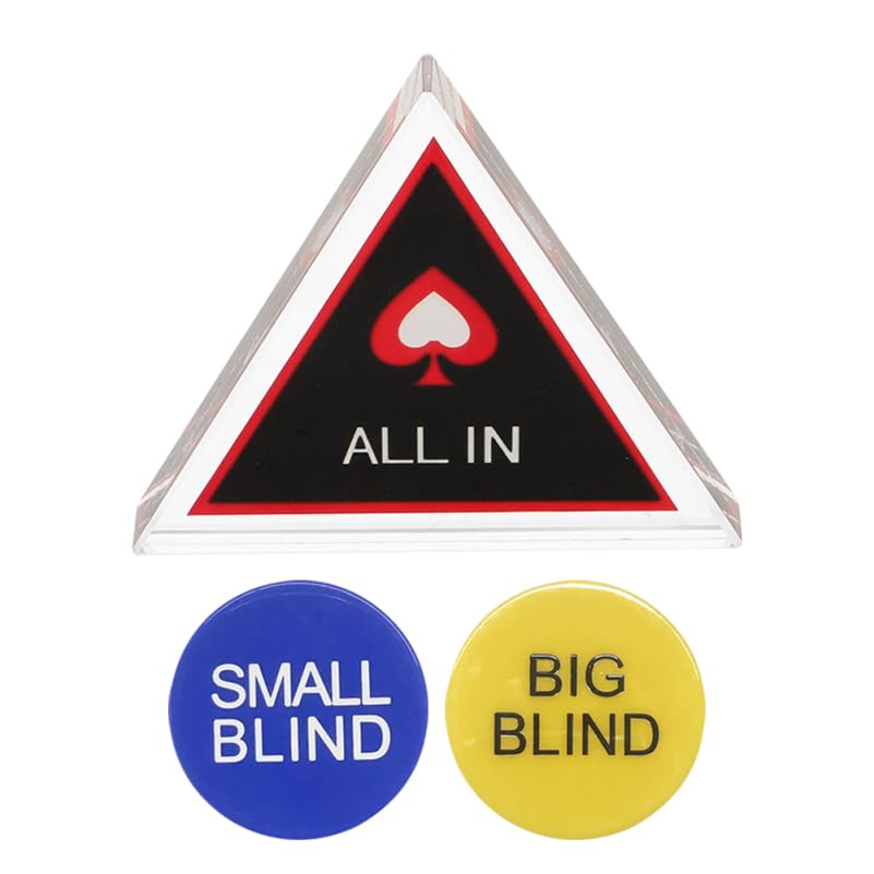 ORFOFE 1set Double-Sided Plastic Game Markers for Poker Unique Heart Design Dealer Button Game Chips Card Games Party Supplies and Enhanced Gaming Experience