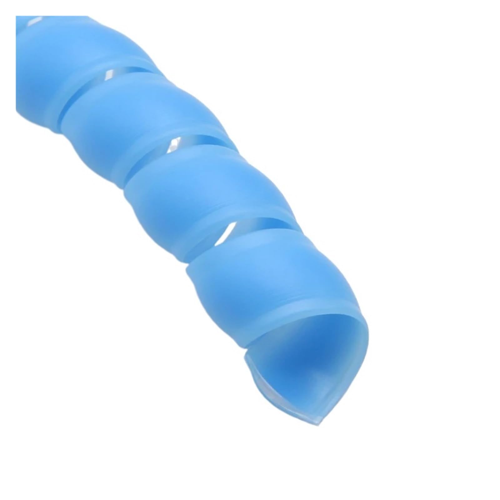 Organizador de cables de 1, 2 y 5 metros, protector de cables de 8 a 35 mm de diámetro, funda protectora, tubo espiral flexible.(Blue,8MM_5 METERS)