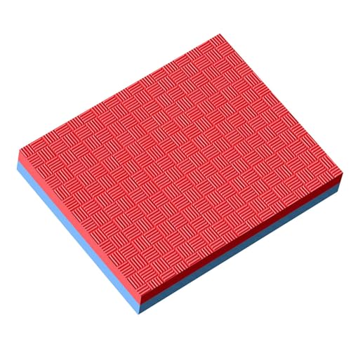 Pegciuho Balance Pad Balance Cushion Foam Mat Knee Pads for Home Gym Outdoor Yoga Workout, Red