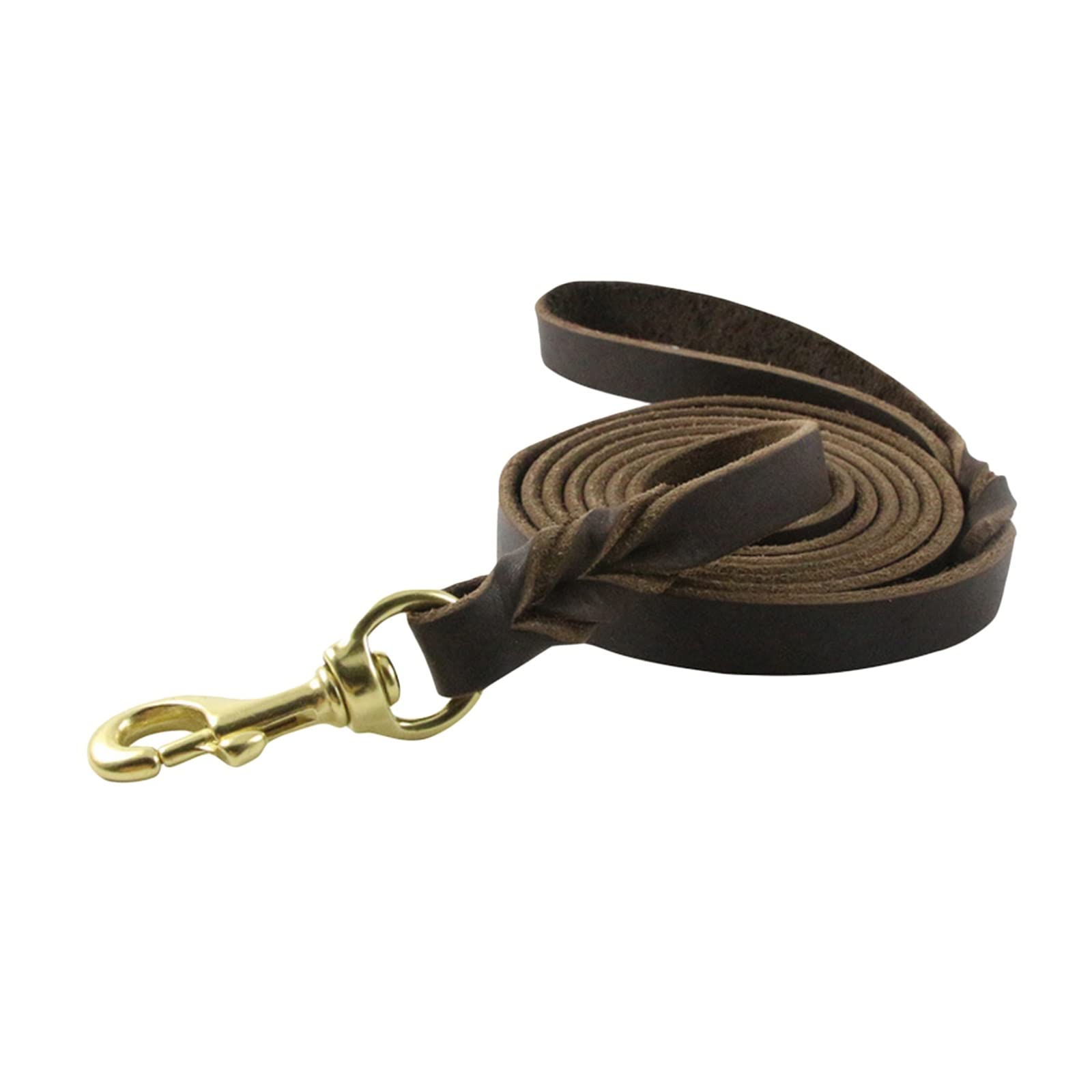 NOLACE 1Pc Durable Braided Leather Dog Leash Walking Training Leads for Dog Pet Products for Medium Large Dogs Leash