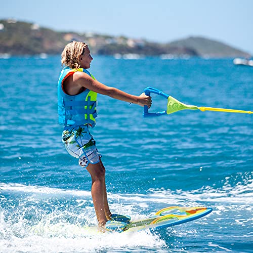 Zup You Got This 2.0 Board And Handle Combo, All-In-One Kneeboard, Wakeboard, Wakeskate, And Wakesurf Board For All Ages, Blue #TOP3
