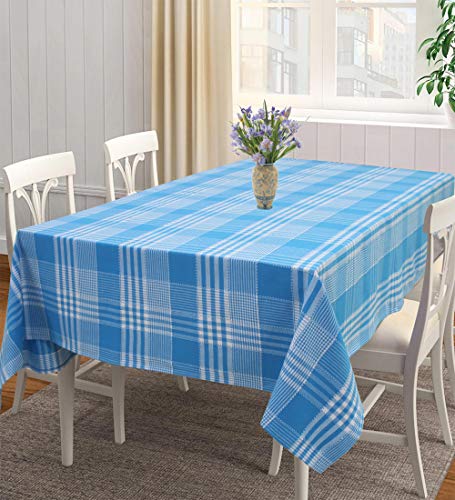 Image of AIRWILL, 100% Cotton Self Designed 4 Seater Table Cloth, Pack of 1 pc.