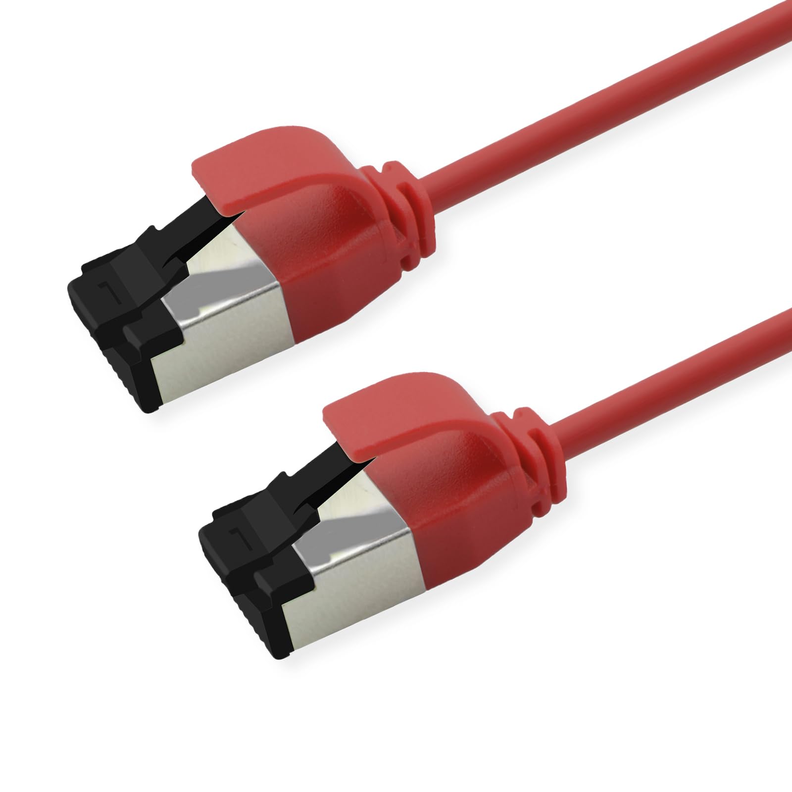 ROLINE S/FTP (PiMF) Patch Cable Cat.8 (Class I), Slim, LSOH, PoE, Red, 5 m