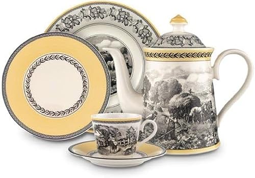 Miniatura 4 de Villeroy & Boch Audun Ferme - Plato para desayuno, porcelana premium, fabricado en Alemania, 7 pulgadas