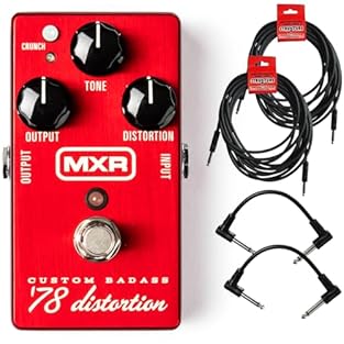 This pedal features a hot-rodded classic circuit that roars with huge amp stack tones and old school distortion with a Crunch switch to boost harmonic content. Output, Tone, and Distortion controls CRUNCH button allows you to choose between two diffe...