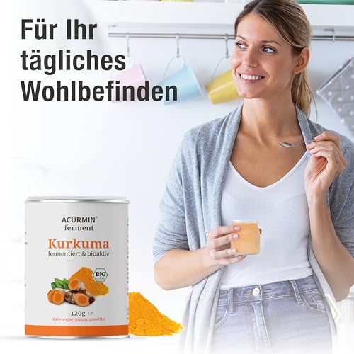 Goldene Milch Pulver von Cellavent Healthcare Acurmin Ferment