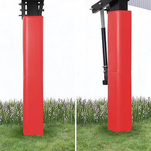 Katop Square Basketball Pole Padding Fits 4x4 Inch Pole, Durable 6 Feet Tall Basketball Pole Pad Outdoor and Indoor, UV-Resistant Waterproof Basketball Hoop Pads for Protection and Player Safety - Thumbnail 5
