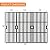 Hisencn Cast Iron Cooking Grids Grates 18'' for Charbroil Performance 463377017, 463347017, 463376018P2, 463376117, 463377117, 463673617 4-Burner 475 Cart Liquid Propane Gas Grill, 5-Burner 463347519