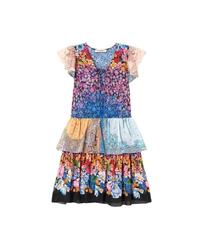 Twinset Donna Abito Corto Stampato 221TP271B