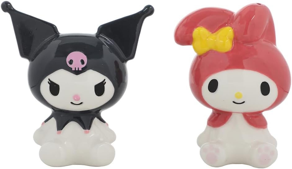 My Melody & Kuromi Sculpted Ceramic Salt & Pepper Shakers