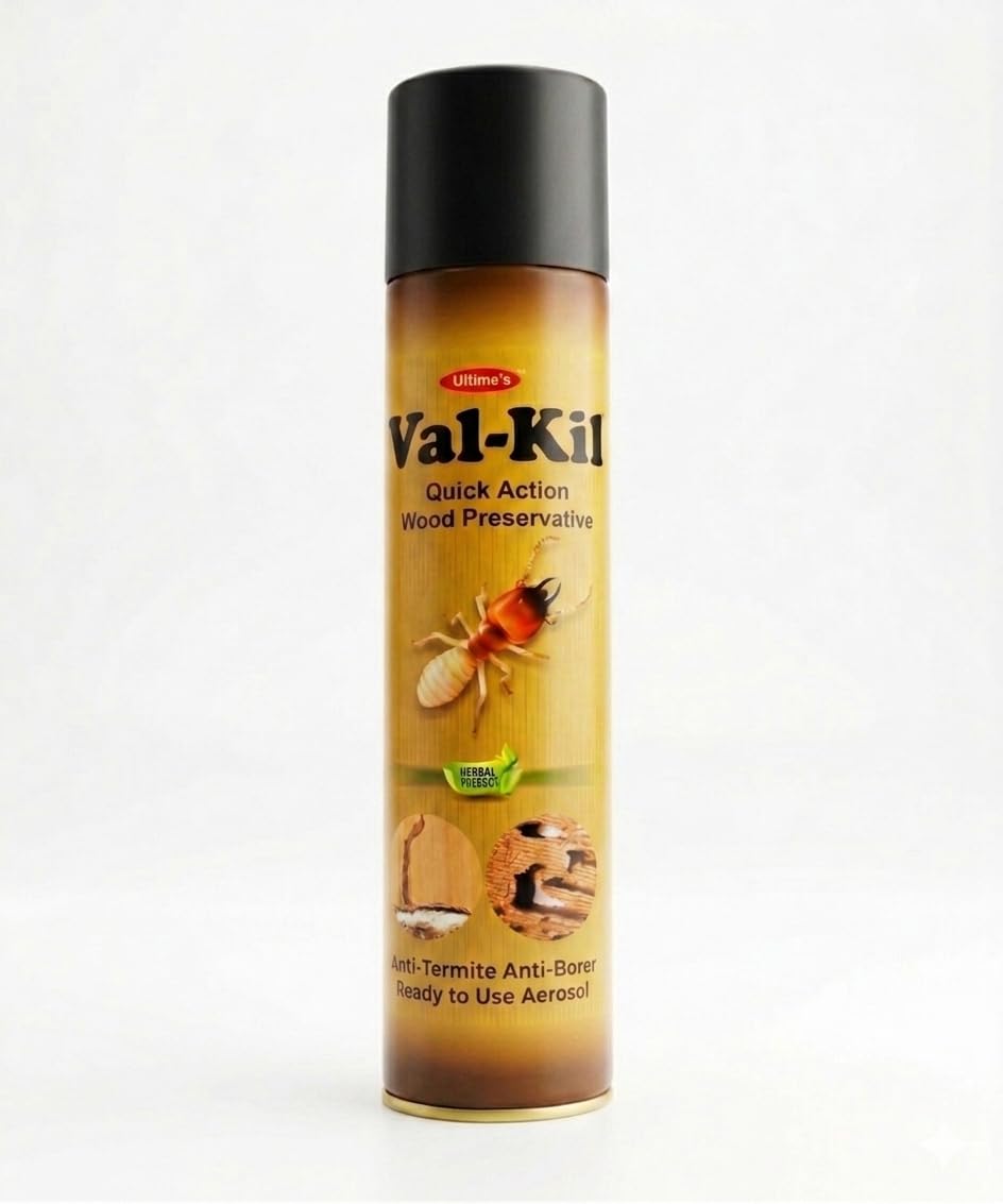 Val-Kil Natural Wood Preservative Aerosol Spray | Protect Your Wood Naturally with Liquid Termite | 320ml Spray-image-47