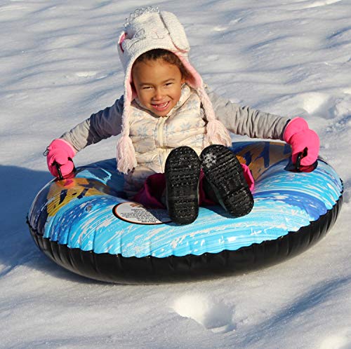 Flexible Flyer Inflatable Snow Tube. 1-2 Person Double Sled for Kids & Adults Sledding - Image 3
