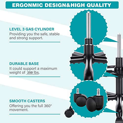 Tall Office Chair, Drafting Chair, Standing Desk Chair, High Adjustable Office Mesh Chair, Ergonomic Counter Height Computer Rolling Chair With Flip-Up Armrests And Foot-Ring For Bar Height Desk #TOP7