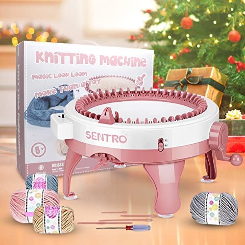 Knitting Machine, 48 Needles Knitting Loom Machine Smart Knitting