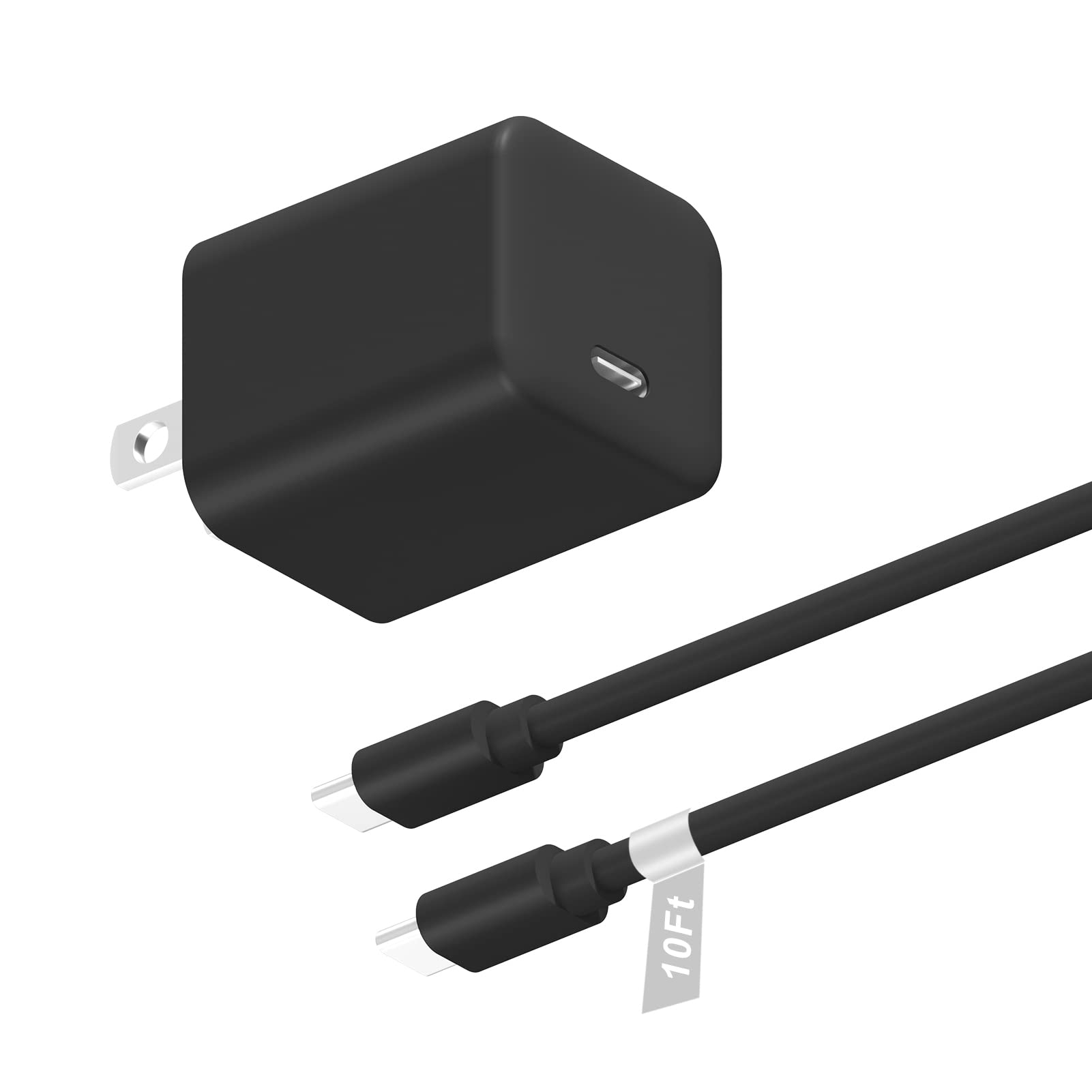 10Ft Fast Charger Intended for Amazon Fire Max 11 Tablet-13th Genration (2023 Release),20W Power Adapter with 10Ft USB C Cable