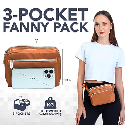 A5000 - FP-2 Pok-Sleek- PARENT, Braun, One-Size, Bauchtasche