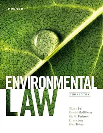 Environmental Law 10th Edition book cover