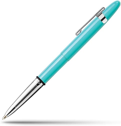 Fisher Space Pen Bullet Pen - Serie 400 - Azul tahitiano con clip - Caja de regalo