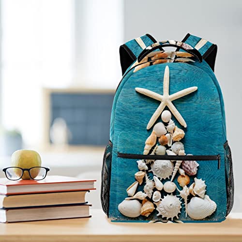 Mochila para portátil estilo océano ergonómica contra el dolor de espalda 6