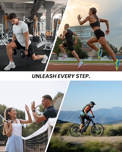 Image of GoWith 2 /4 Pairs Quarter Running Socks for Men & Women, Athletic Anti-Blister Cushioned Seamless Padded Ancle Socks