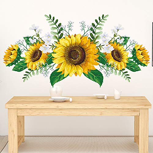 Vinilos decorativos de margaritas y girasoles miniatura 5