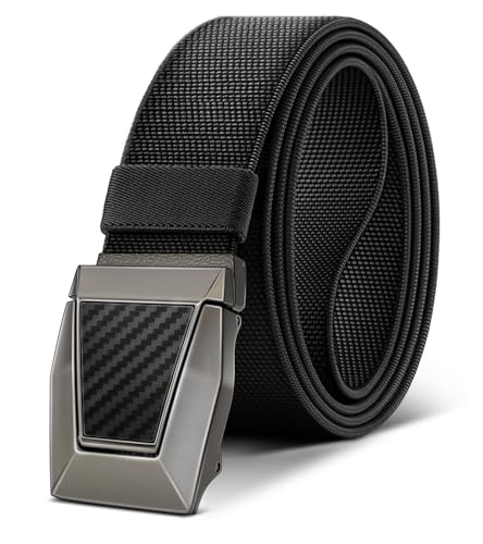 Image of BULLIANT Men Tractical Belt,Stretch Western Rigger Web Belt For Cowboy Military Heavy Duty Hiking Hunting 1.5 inch-Cut For Fit