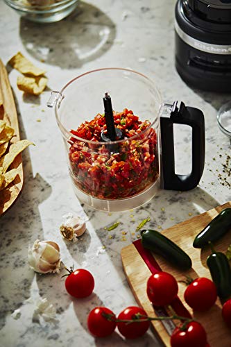 KitchenAid KFP0919BM 9 Cup Food Processor Plus, Black Matte