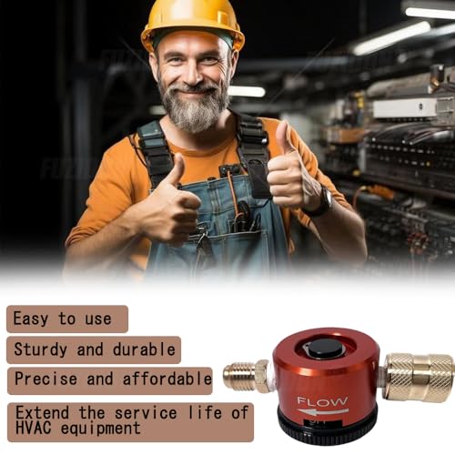 Regulador de nitrógeno metálico para HVAC 1/4 pulg miniatura 3