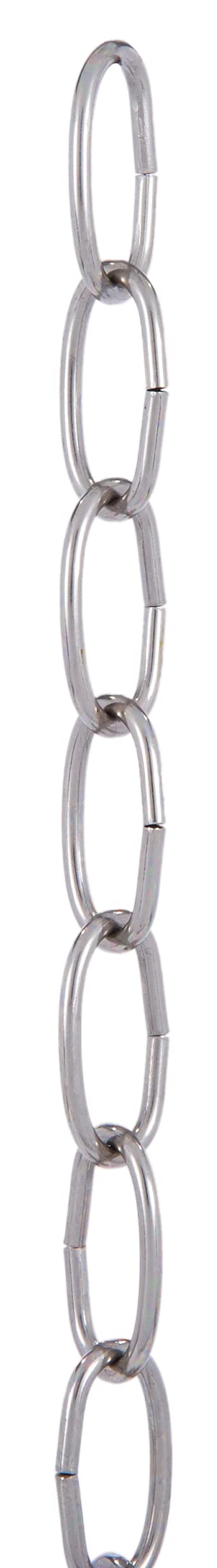 B&P Lamp® Antique Brass Finish 8 Gauge Oval Chain — Amazon image 4
