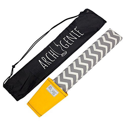 Arch Genie with Go-Bag - The Original Foot Stretcher with Carry Bag (for Ballet, Dance, Gymnastics, Cheer, Yoga, Pilates, Drill, Physical Therapy, Flexibility, and Other Fitness Activities)