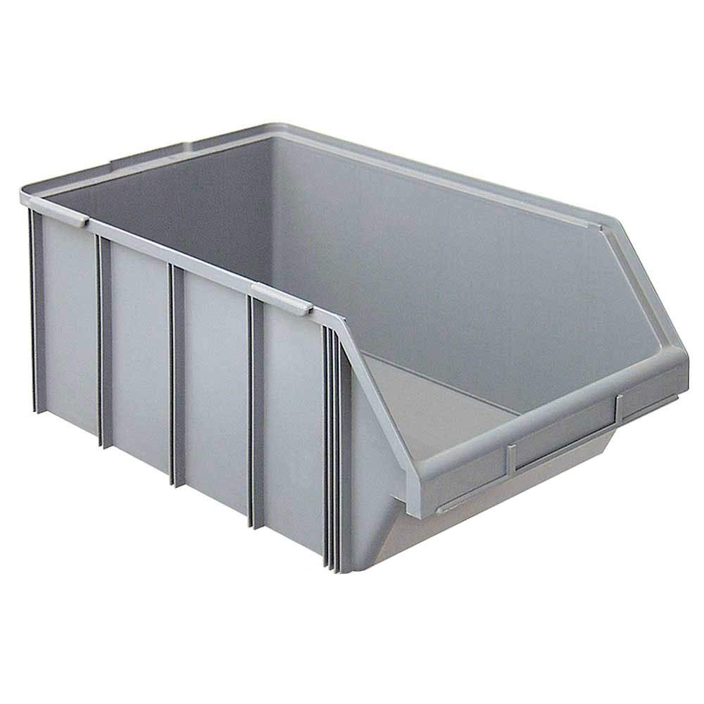 BRB 6 XXL Classic Sichtlagerkästen, LxBxH 700/580x437x300 mm, 76 Liter, grau