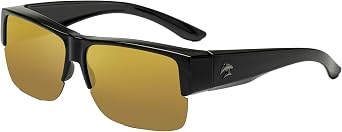 Eagle Eyes Fiton Fit Over Polarized Sunglasses - Wear Over Prescription Glasses Men Women Unisex - 99.9% UV Protection