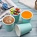 Vibrant Robin's-Egg Blue Paper Cups (Pack of 20) - 9 oz. - Perfect for Parties, Gatherings, Picnics & Home Use