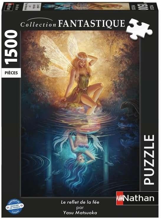Nathan - 1500 Piece Jigsaw Puzzle - The Reflection of The Fairy - Adults and Children from 14 Years Old Puzzle - Artist Collection - 12000934