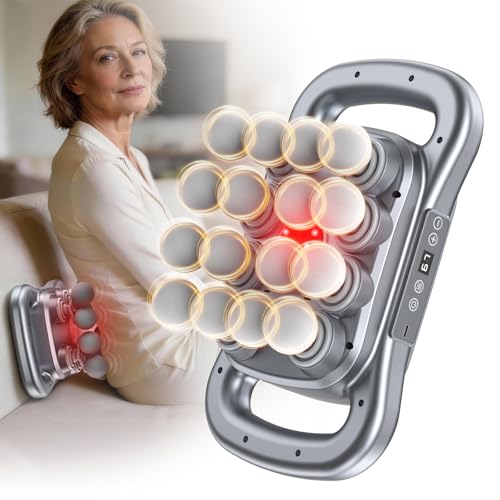 16 Head Massage Gun Deep Tissue,Cordless Electric Back Percussion Massager