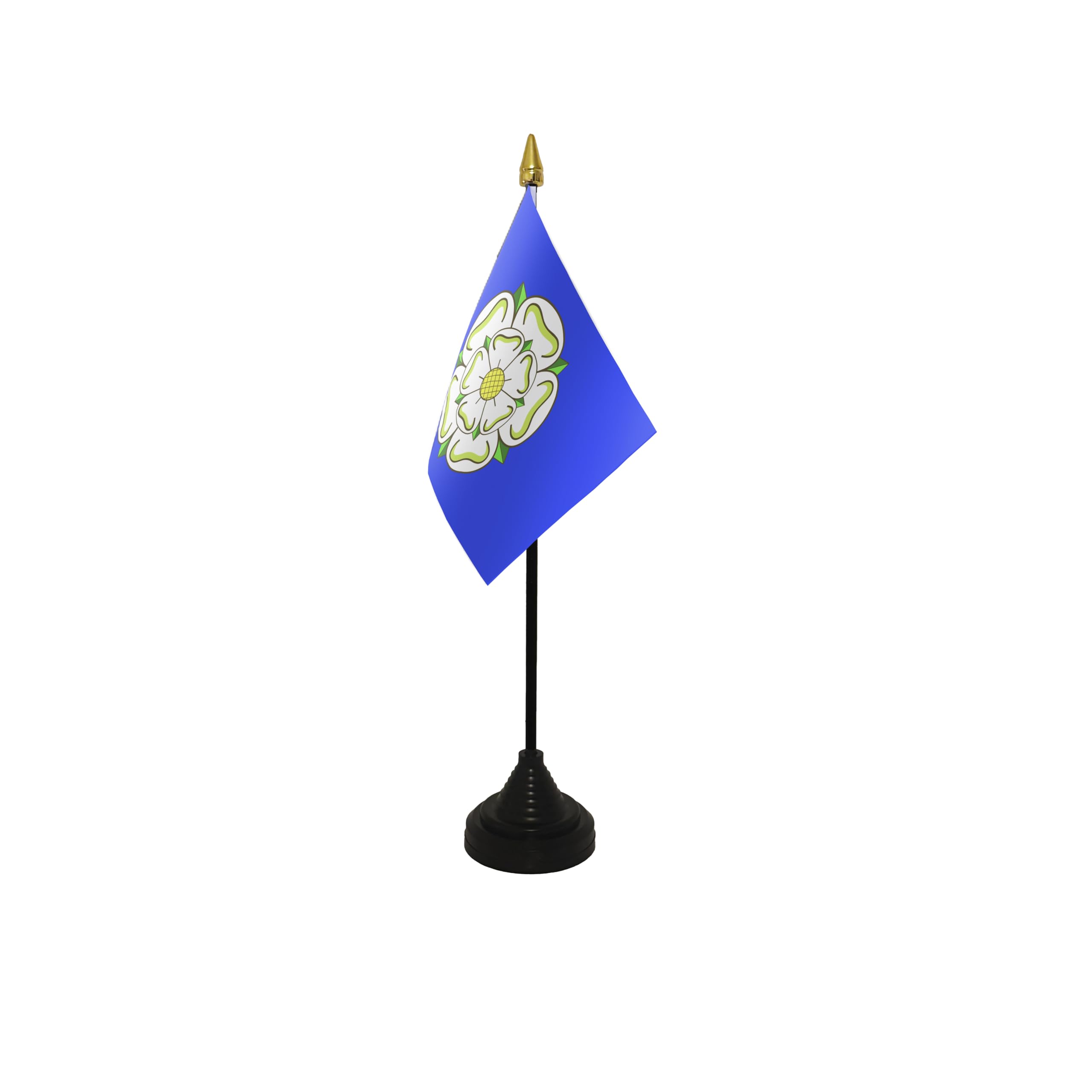 Flagtex Yorkshire New Small Table Flag With Black Base