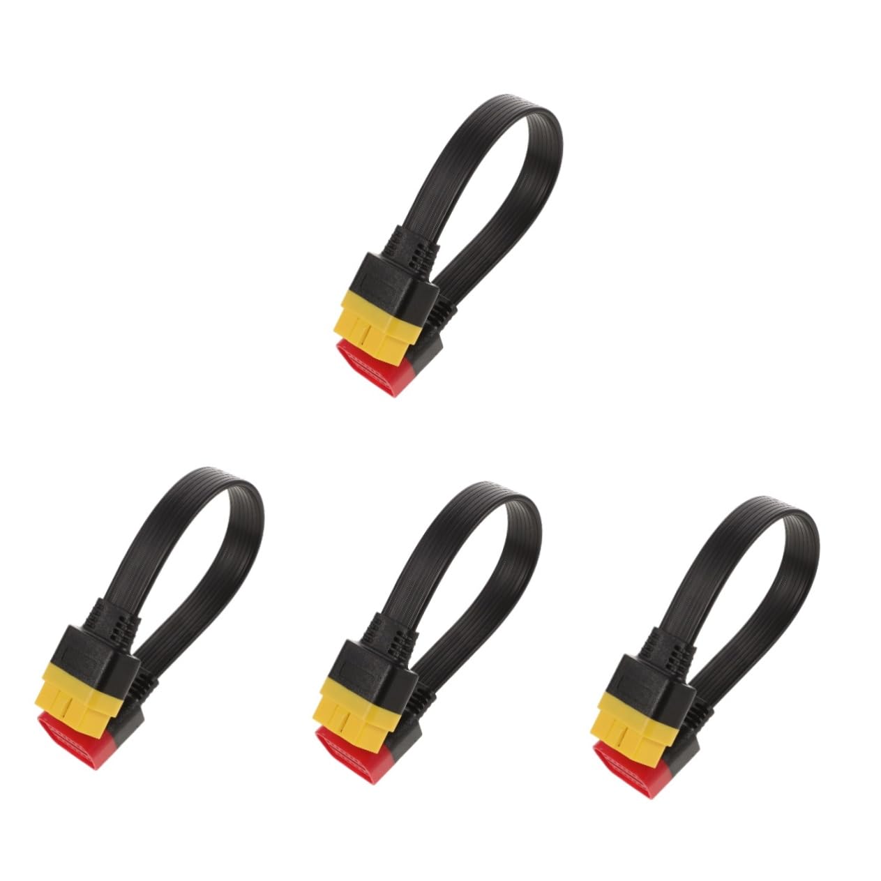 4pièces Câble Extension pour Diagnostic Automobile Connecteur -Femelle Compatible avec Plusieurs Modèles De Véhicules