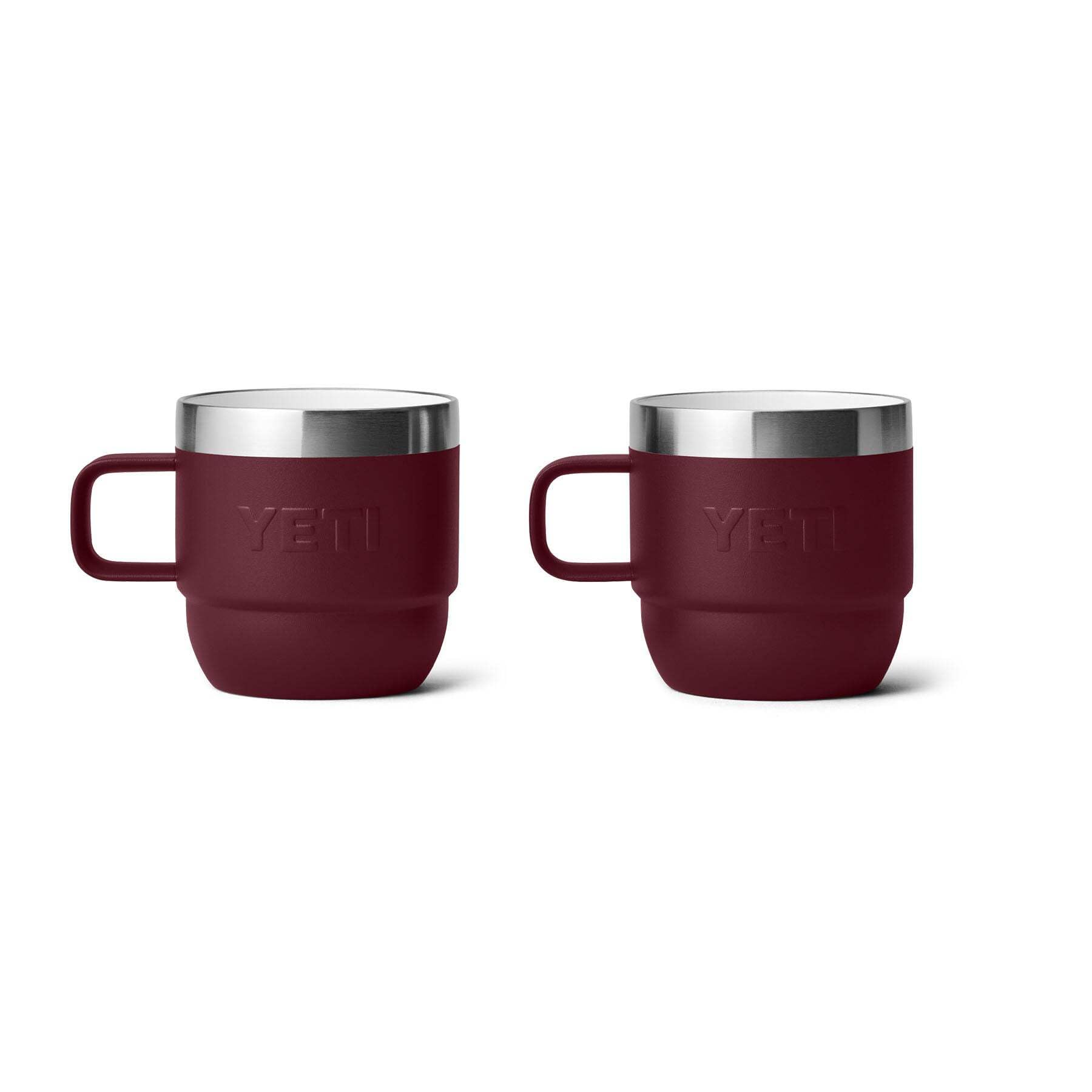 YETI Rambler Espresso Mug, Vacuum Insulated Stainless Steel Stackable Mug, Navy, 2 Pack 6 oz (177 ml), 6oz (177ml) - Image 3