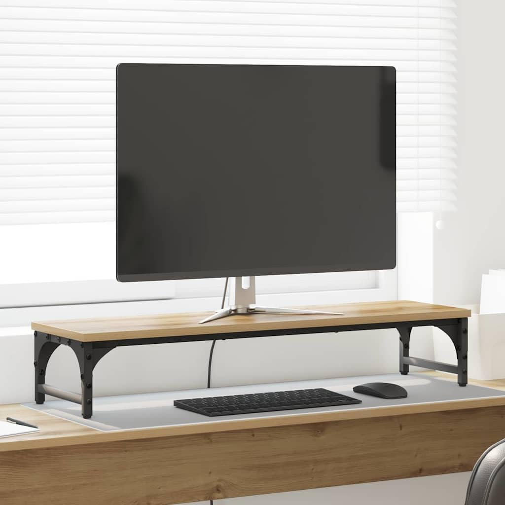 Soporte para monitor de madera, accesorio de escritorio