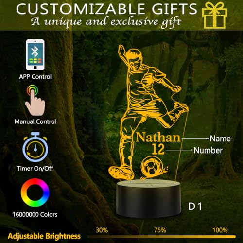 Lámpara de Mesa Personalizada para Niños LED miniatura 2