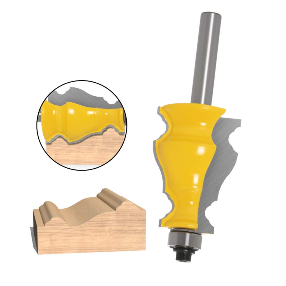 8mm Gambo Fresa, Molding Fresa Per la fresatura di anta armadio /Pannello della porta /bracciolo