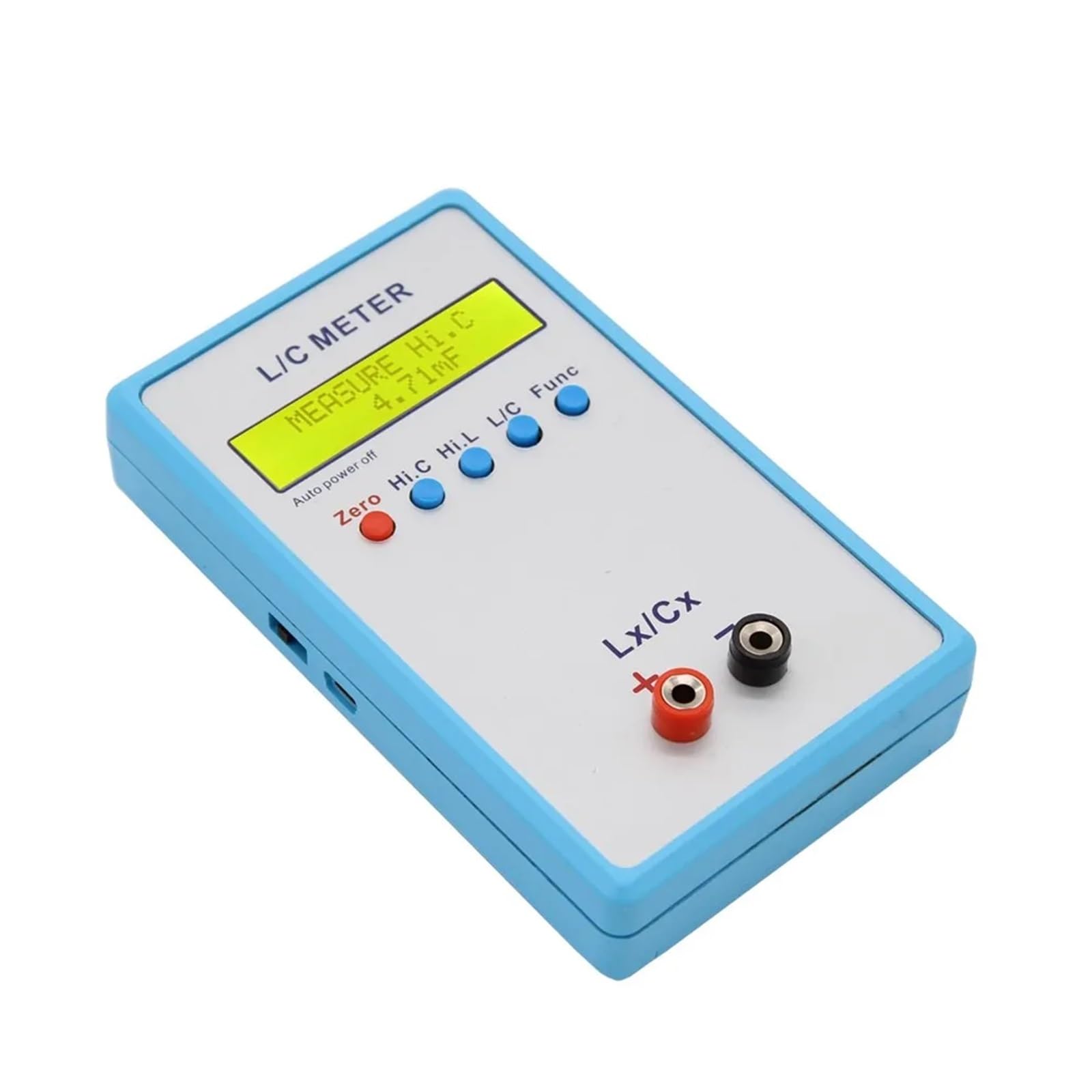Medidor LCR portátil L/C inductancia capacitancia mesa de puente Digital pantalla LCD amarilla