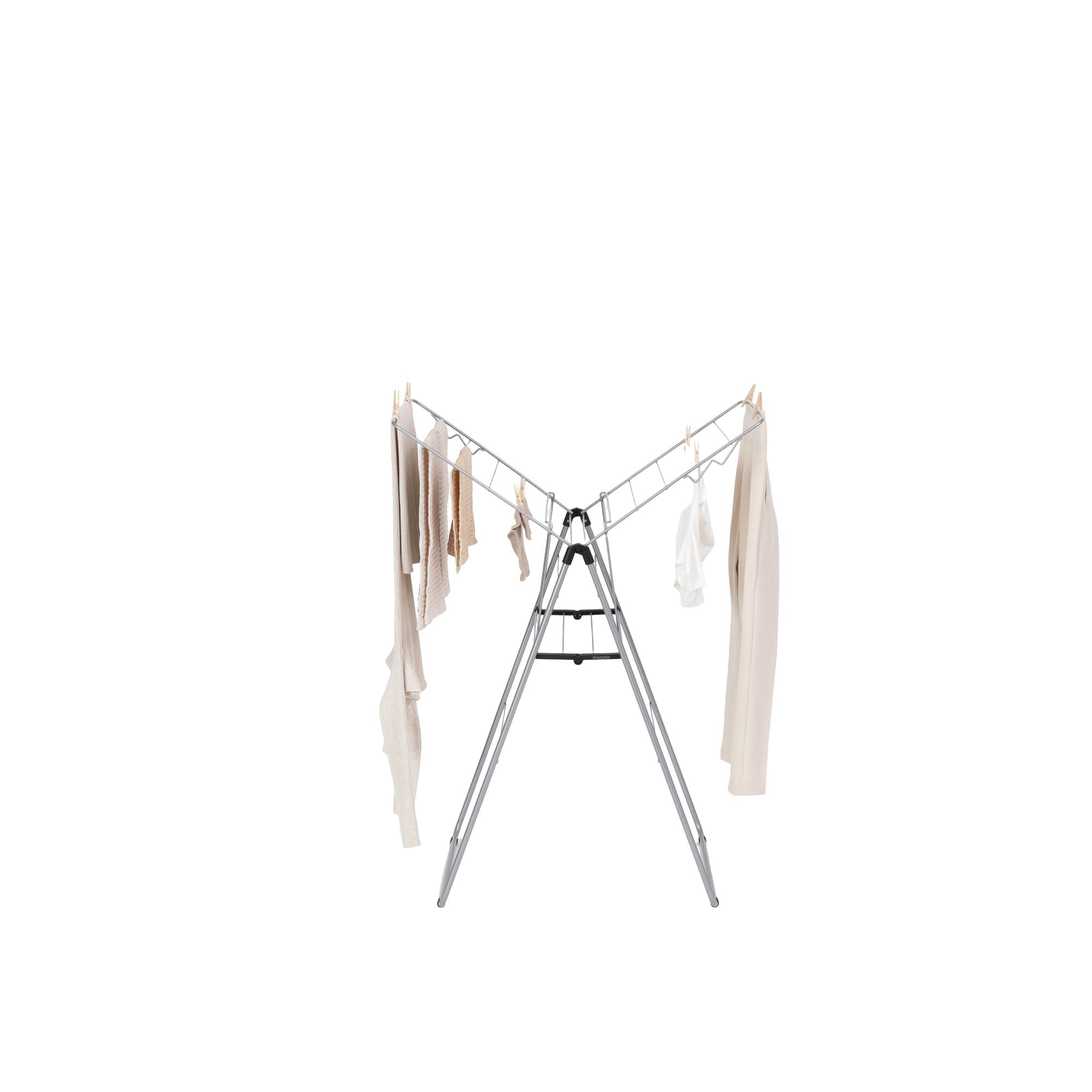 Brabantia Hangon Drying Rack, metres Metallic Grey, 15 Meters