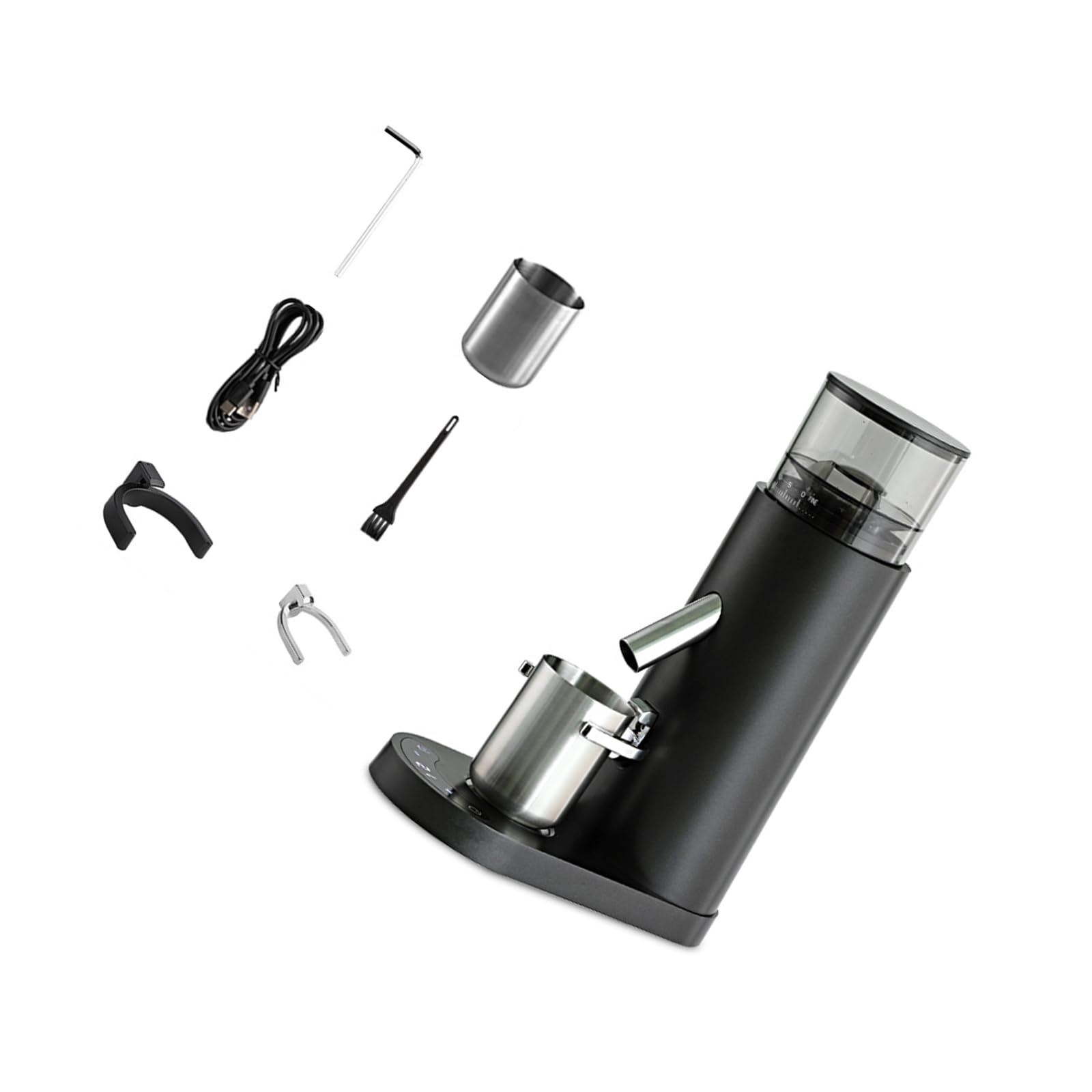 Elnwnnkc Electric Bean Grinder with Adjustable Coarseness Rechargeable Espresso Grinders for Home, Offices & Travel Rechargeable Espresso Grinders