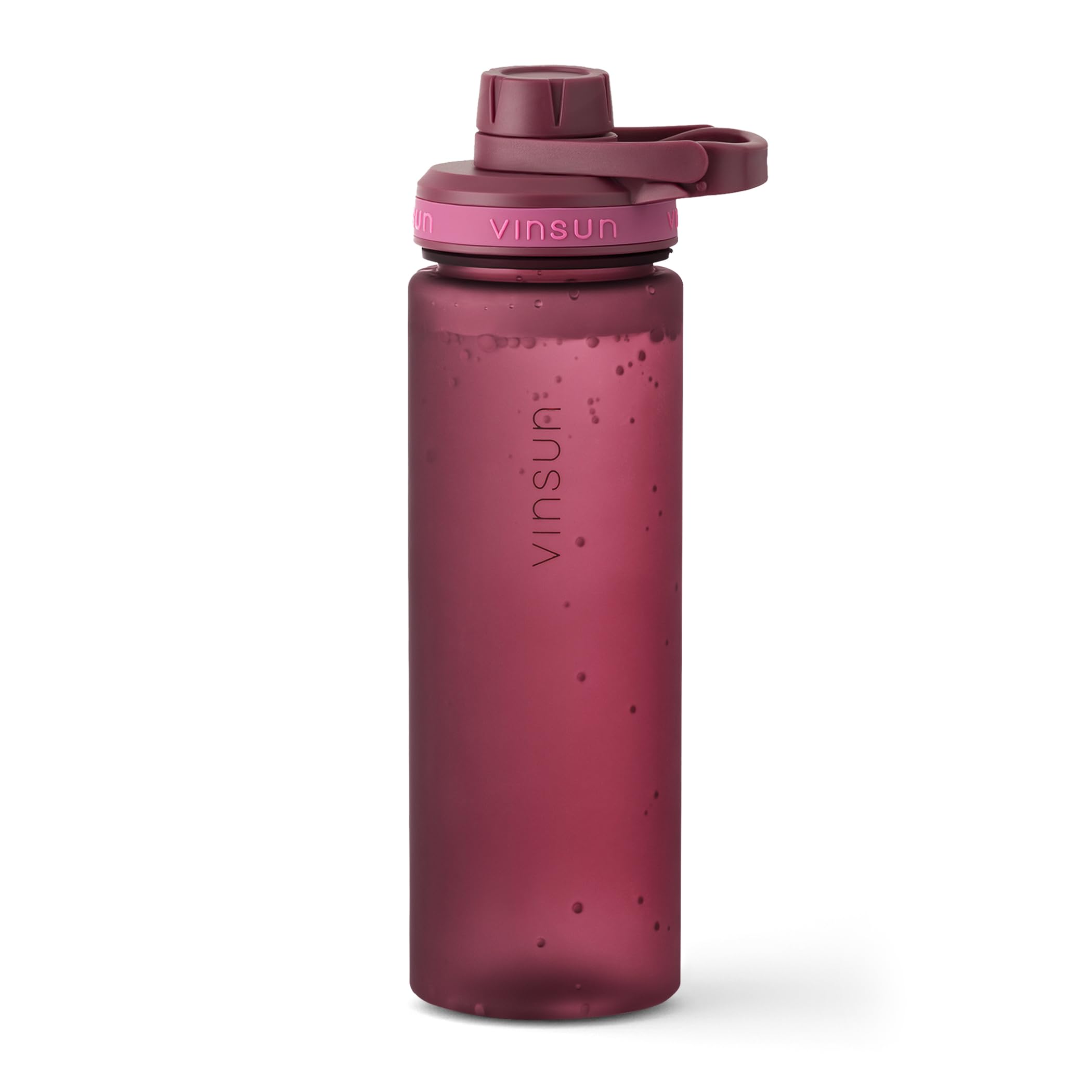Vinsun Berry Pink Water Bottle 750Ml – Leak-Proof, Suitable For Carbonated Drinks, Bpa Free – Lightweight Tritan Drinks Bottle For Sports, School, Cycling