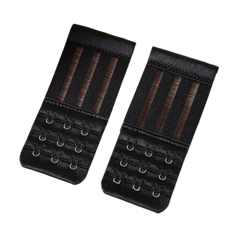 Steel Bra Extender Buckle Three Row Button Microfiber Fishnet Elastic Back Buckle-image-19