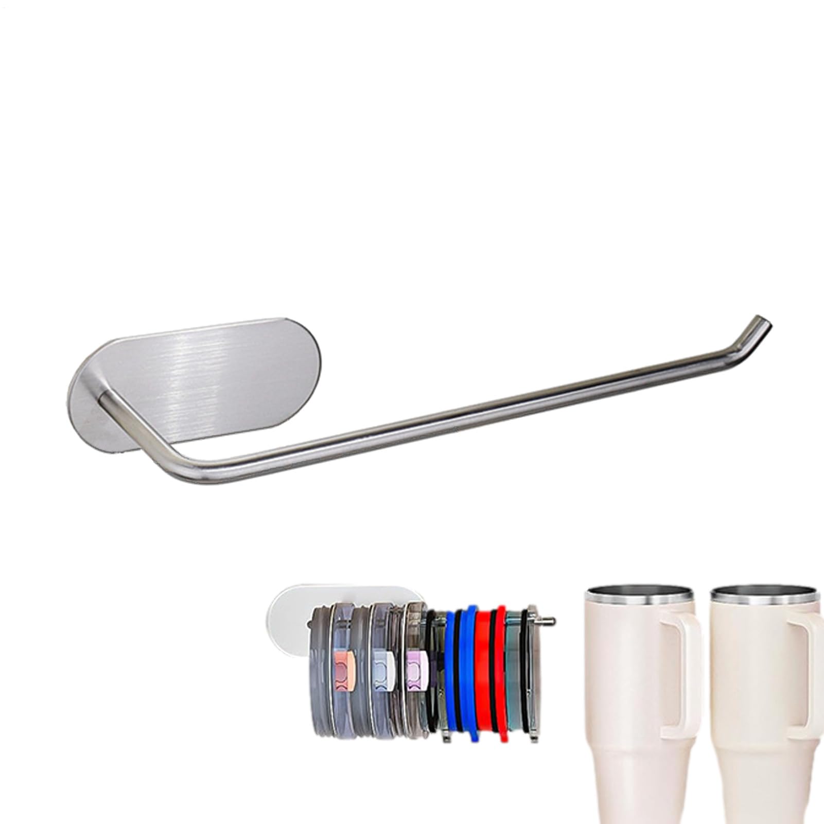 Organisateur pour couvercle de tumbler sans perçage pour gagner de la place