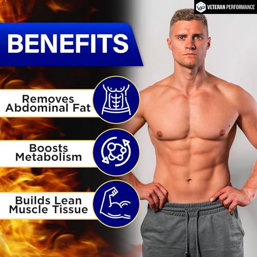 Veteran Performance Burn Zone Thermogenic Fat Burner – Metabolism Booster Appetite Suppressant for Weight Loss with Green Tea Extract, Raspberry Ketones – Rapid Weightloss Focus Energy (60 Pills) - Image 4