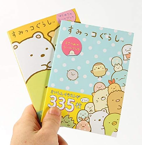 ANKOMINA 2 Pack 670 Pieces Cute Cartoon Animals Washi Stickers Book for Albums Diary Calendar Decoration Scarpbook Planner Journal Kids DIY Toy Korean Stationery