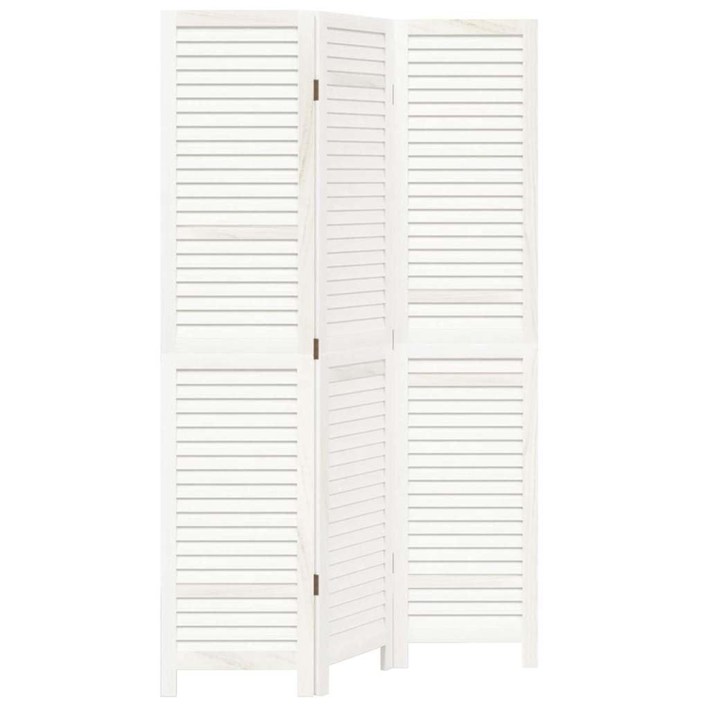 Paravent intérieur 3 panneaux en bois de paulownia massif durable